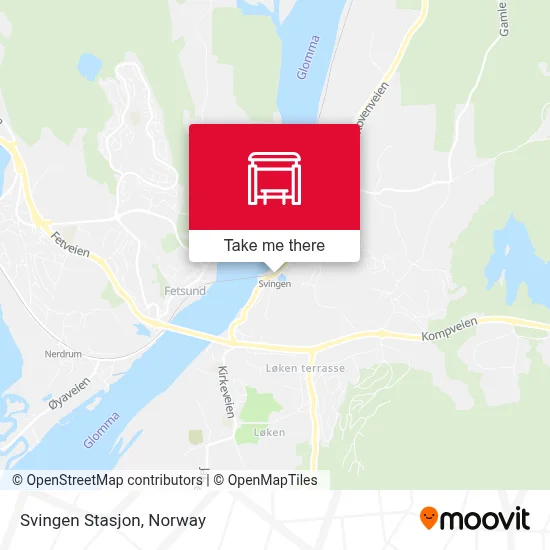 Svingen Stasjon map