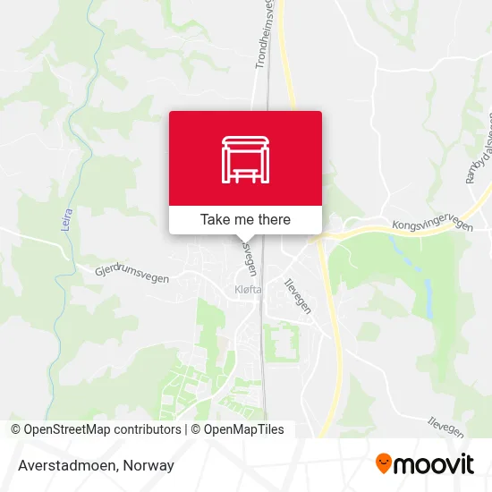 Averstadmoen map
