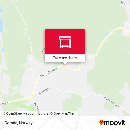 Rømåa map