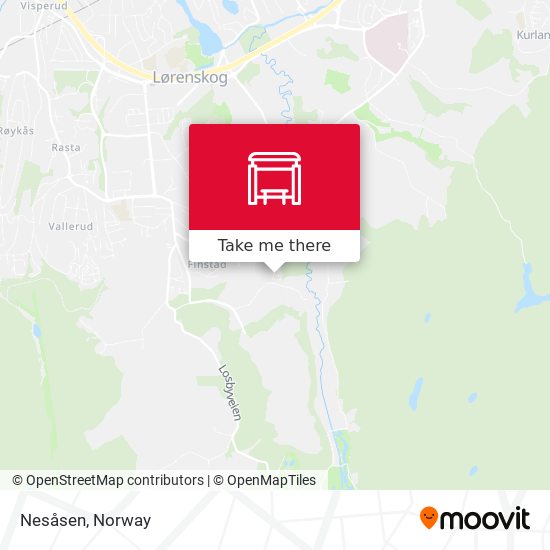 Nesåsen map