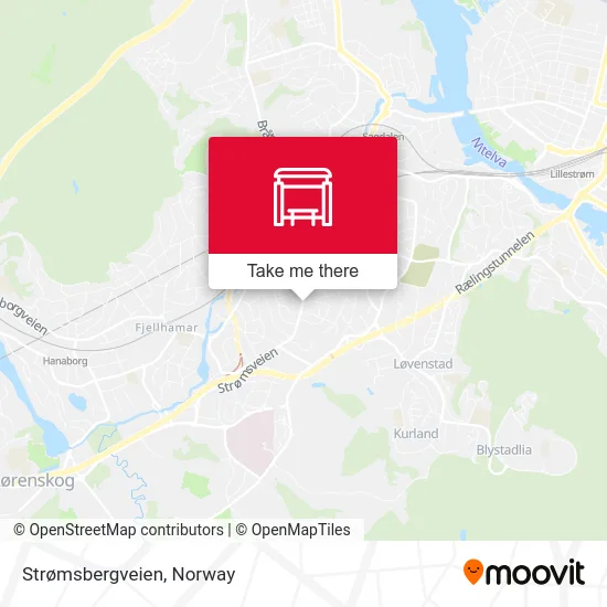 Strømsbergveien map
