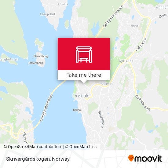 Skrivergårdskogen map