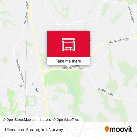 Ullensaker Prestegård map