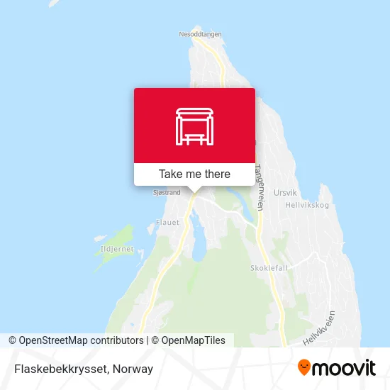 Flaskebekkrysset map