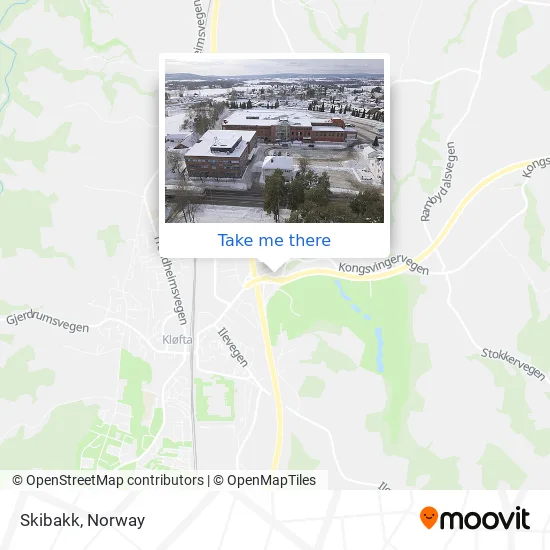 Skibakk map