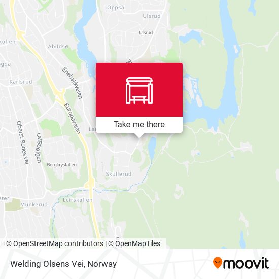 Welding Olsens Vei map