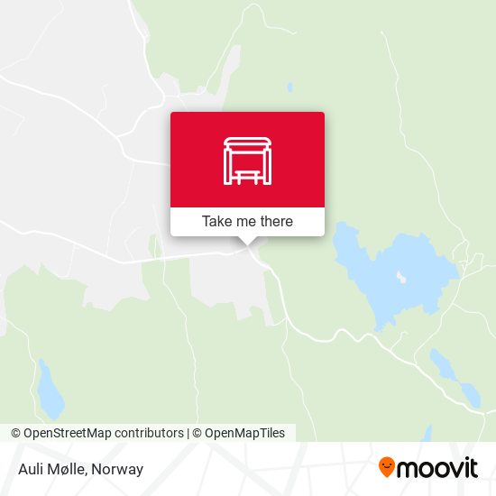 Auli Mølle map