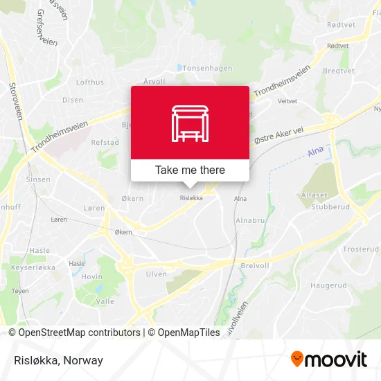 Risløkka map