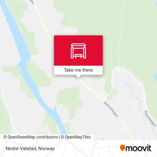 Nedre Valstad map