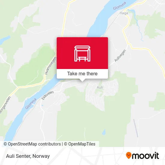 Auli Senter map