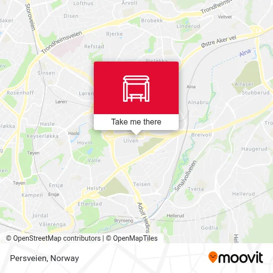 Persveien map