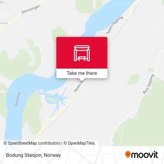 Bodung Stasjon map