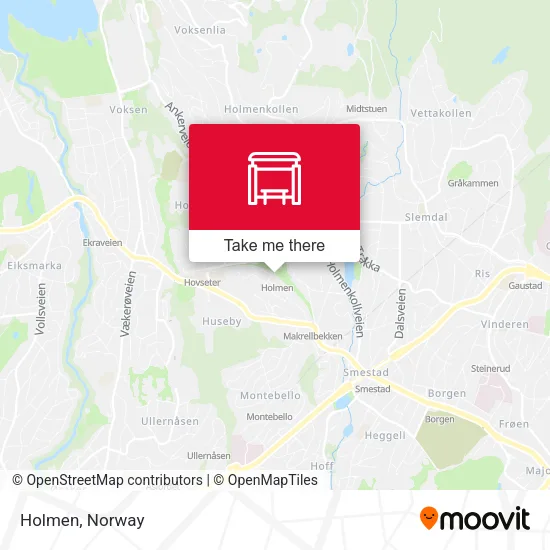 Holmen map