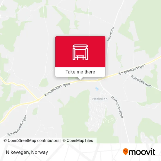 Nikevegen map