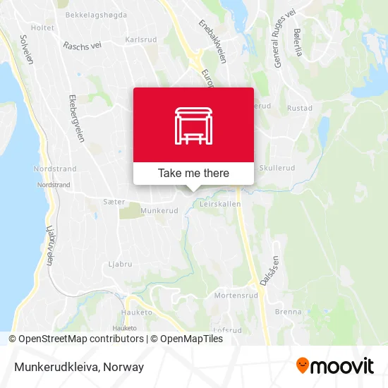 Munkerudkleiva map