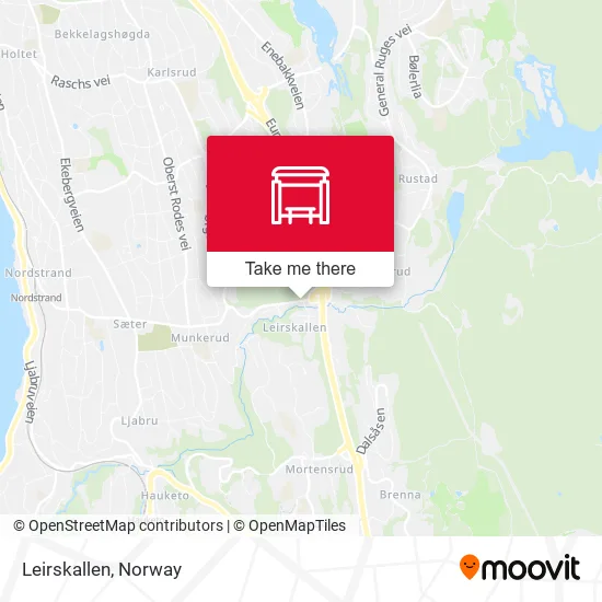 Leirskallen map