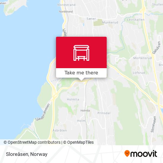 Sloreåsen map