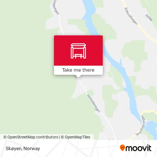 Skøyen map