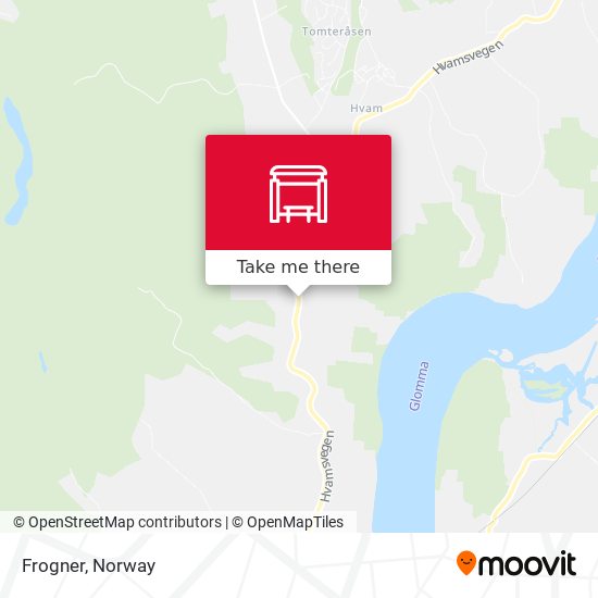 Frogner map