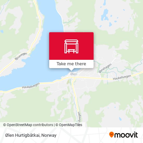 Ølen Hurtigbåtkai map