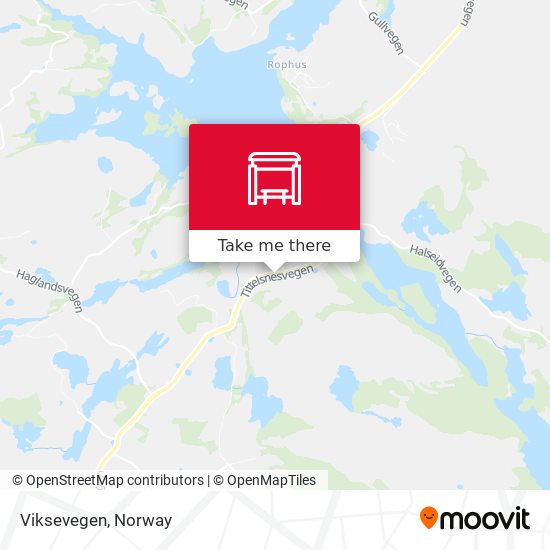 Viksevegen map