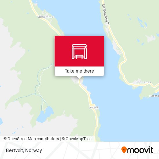 Børtveit map