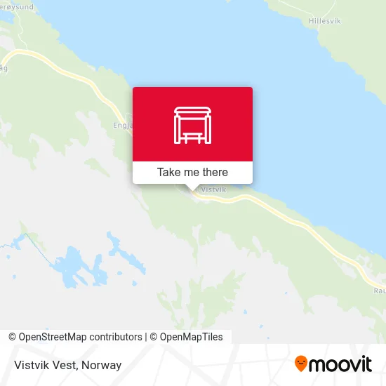 Vistvik Vest map