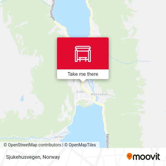 Sjukehusvegen map