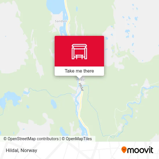 Hildal map