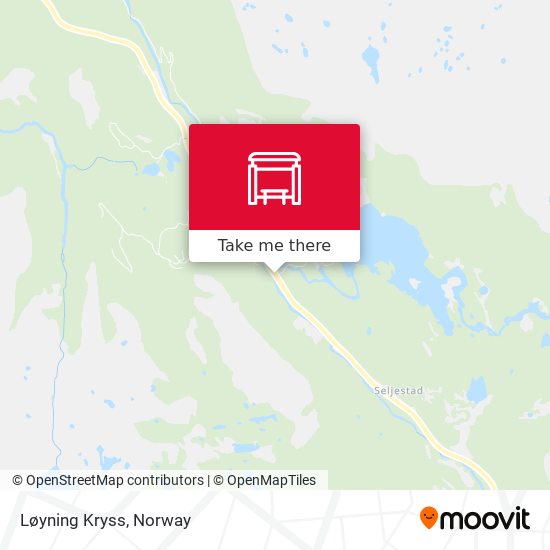 Løyning Kryss map