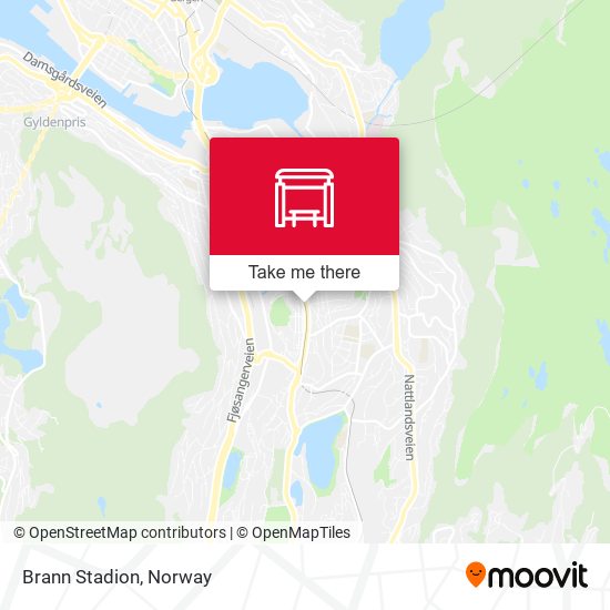 Brann Stadion map