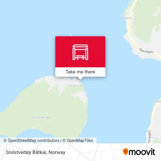 Snilstveitøy Båtkai map