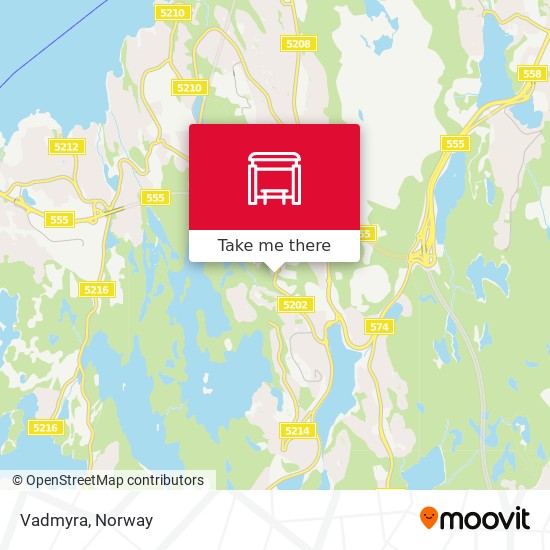 afvisning Hals Vædde How to get to Vadmyra in Bergen by Bus or Light Rail?