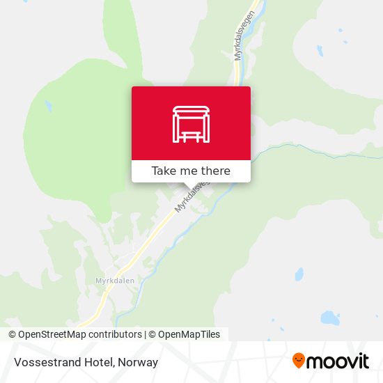 Vossestrand Hotel map