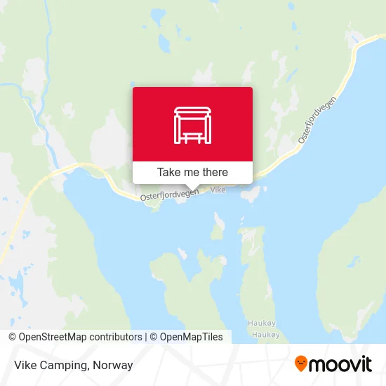 Vike Camping map