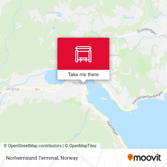 Norheimsund Terminal map