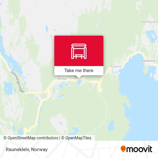 Raunekleiv map