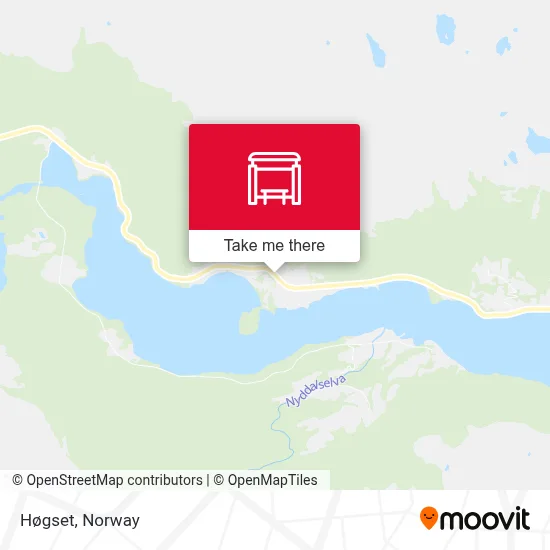 Høgset map