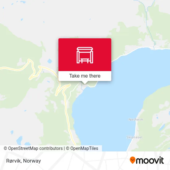 Rørvik map