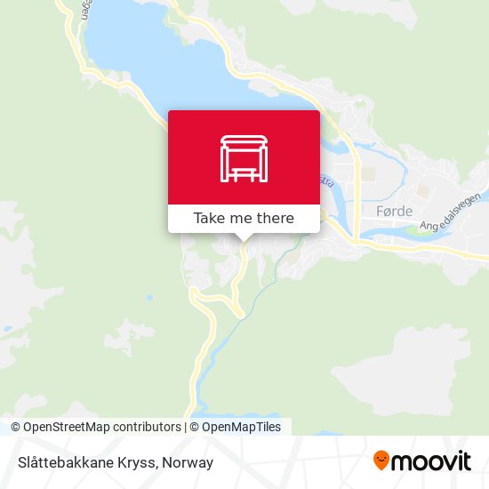 Slåttebakkane Kryss map