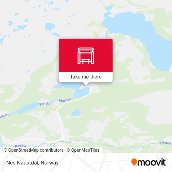 Nes Naustdal map