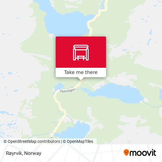 Røyrvik map