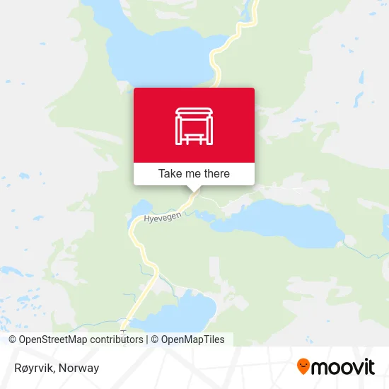 Røyrvik map