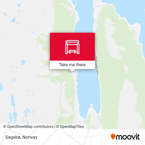 Sagebø map