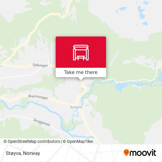 Støyva map