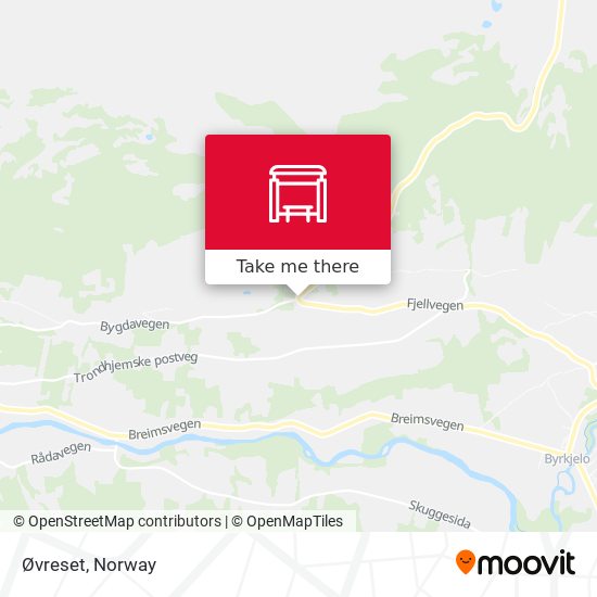 Øvreset map