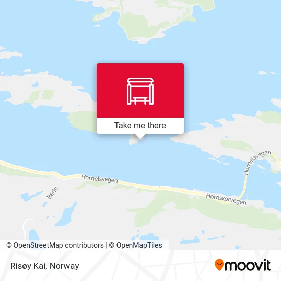 Risøy Kai map