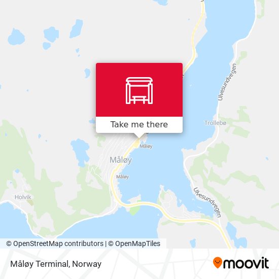 Måløy Terminal map
