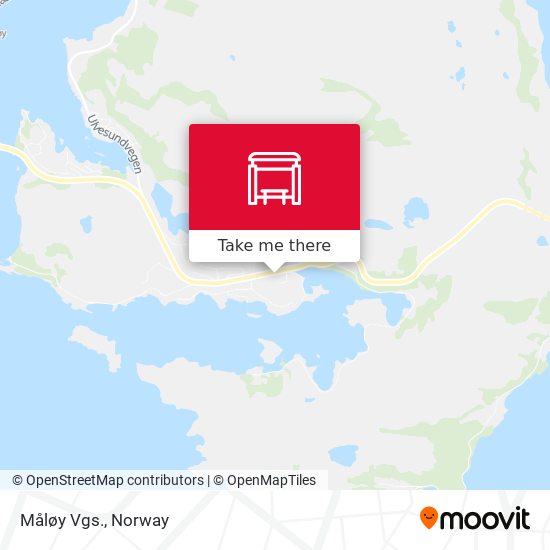 Måløy Vgs. map
