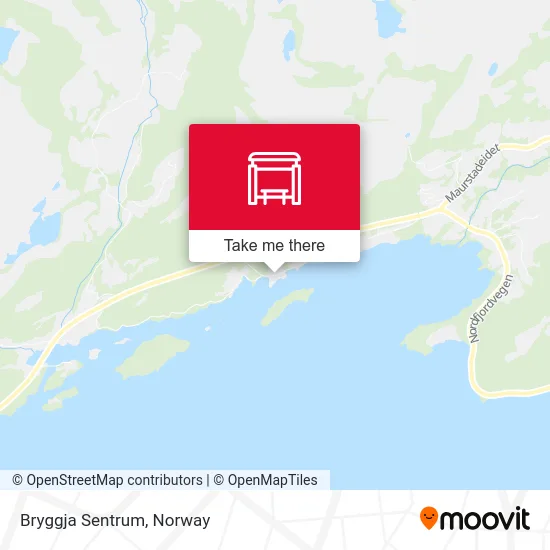 Bryggja Sentrum map